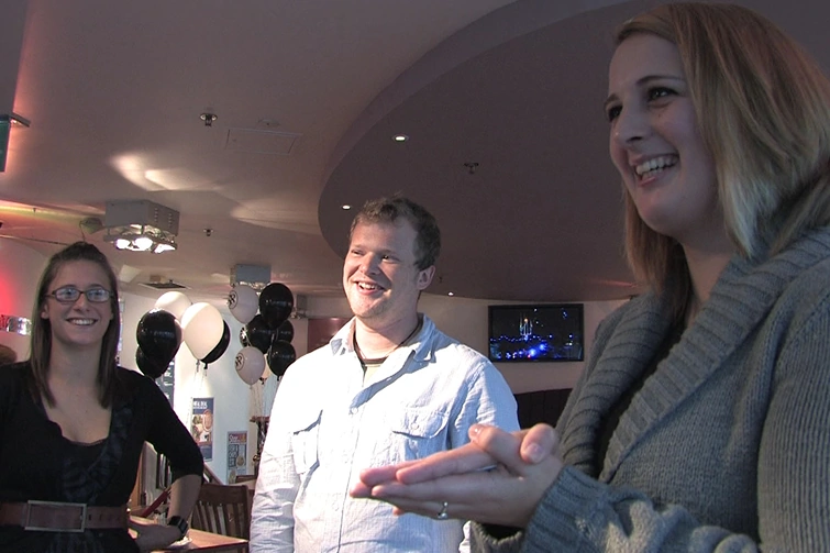 People talking about the even